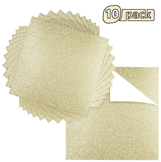 10 Pack - Gold 12x12