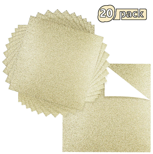 20 Pack - Gold 12x12
