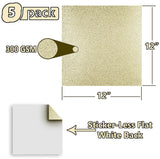 5 Pack - Gold 12x12